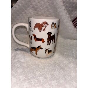 Mainstays Dog Breed Ceramic Coffee Mug Woof Inside